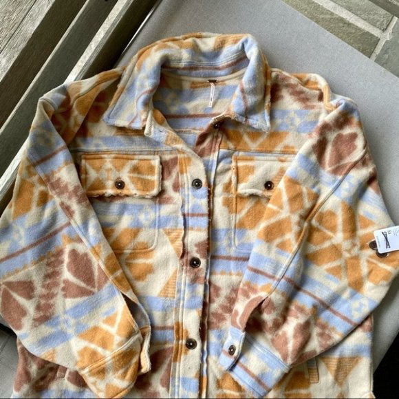 New Free People Jacquard Ruby Jacket - Picture 8 of 9